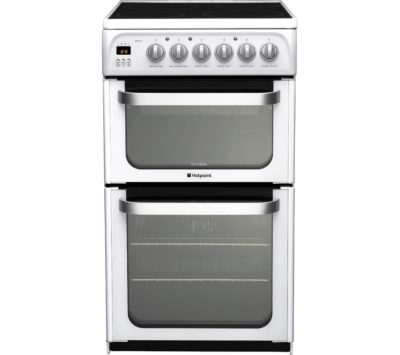 HOTPOINT Ultima HUE53PS Electric Ceramic Cooker - White HOTPOINT Ultima HUE53PS Electric Ceramic Cooker - White